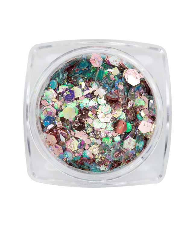 Mirror Inlay Mixed Blue