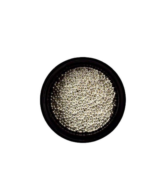 Caviar Beads Zilver 1 mm.