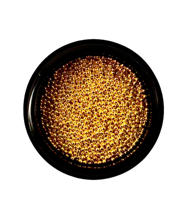 Caviar Beads Goud 1 mm.