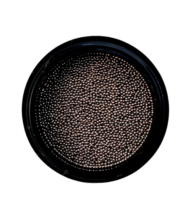 Caviar Beads Gun Metal Black 0,6 mm.