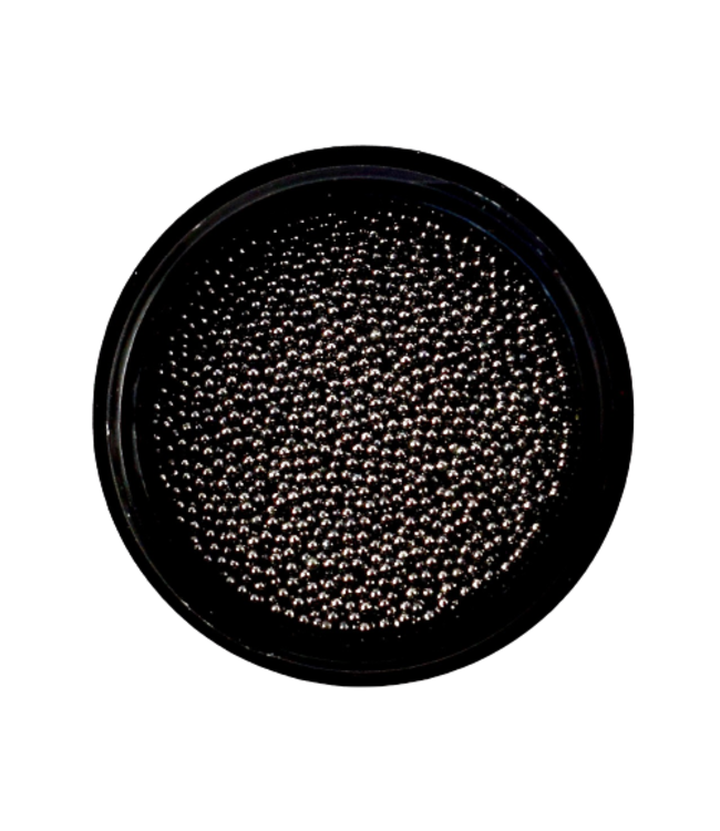 Caviar Beads Gun Metal Black 0,8 mm.