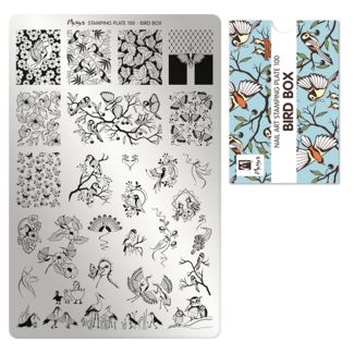 Moyra Stempelplaat 100 Bird Box