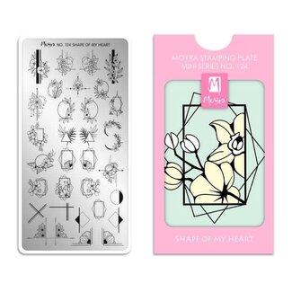 Moyra Mini Stempelplaat 124 Shape Of My Heart