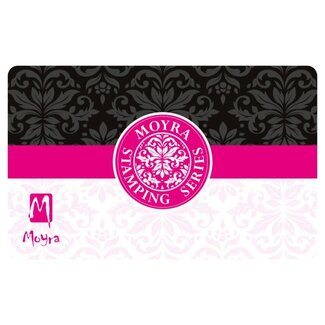 Moyra Schraper nr. 10 zwart/roze