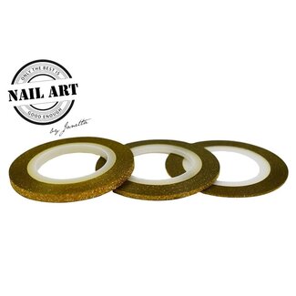 Urban Nails Striping Tape Gold Glitter