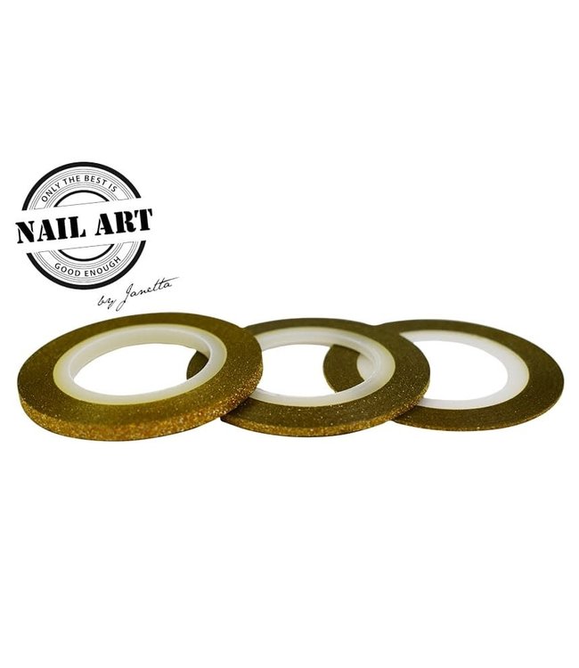 Striping Tape Gold Glitter