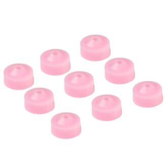 Magnetic Siliconen stofkappen roze 10 st.