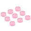 Magnetic Siliconen stofkappen roze 10 st.
