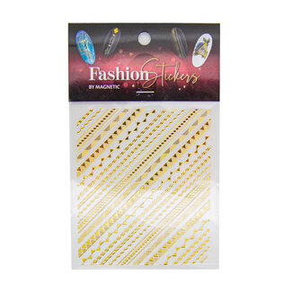 Magnetic Fashion Sticker Graphic Gold