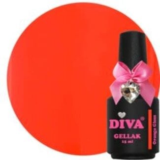 Diva 182 Gellak Orange Gloss 15 ml.