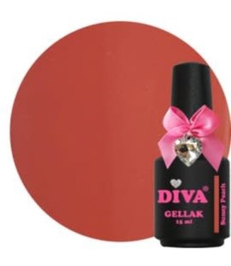 Diva 184 Gellak Sunny Peach 15 ml.