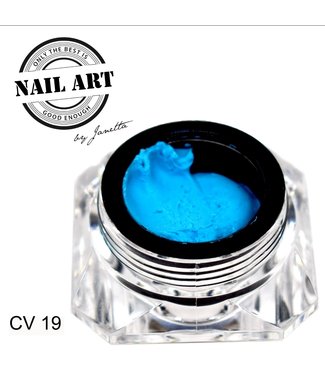 Urban Nails BF Carving Gel 19 Aqua Blauw 7 gr.