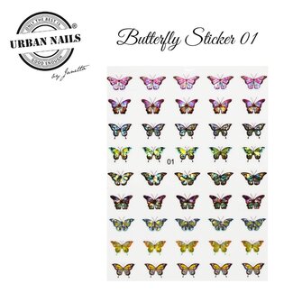 Urban Nails Butterfly Sticker 01