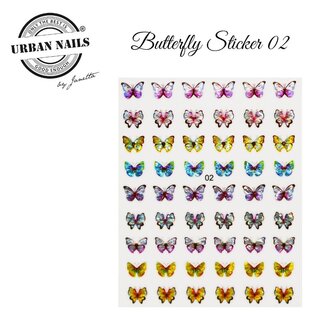 Urban Nails Butterfly Sticker 02