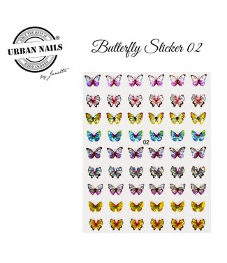 Urban Nails Butterfly Sticker 02