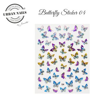 Urban Nails Butterfly Sticker 04