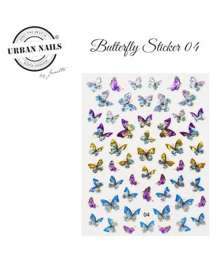 Urban Nails Butterfly Sticker 04