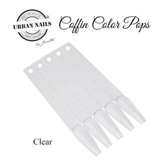 Urban Nails Color Pops Coffin Clear