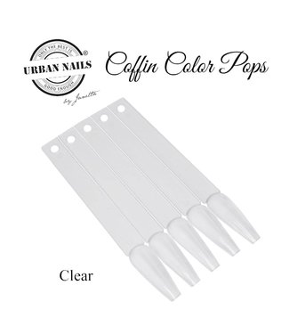 Urban Nails Coffin Color Pops Clear