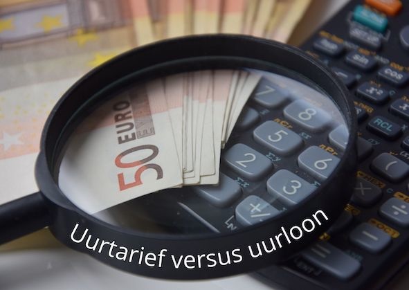 Uurtarief versus Uurloon