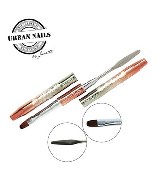 Urban Nails Rosegold  Double Brush