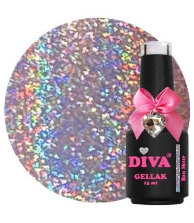 Diva 130 Gellak Holo Bon Heur 15 ml.