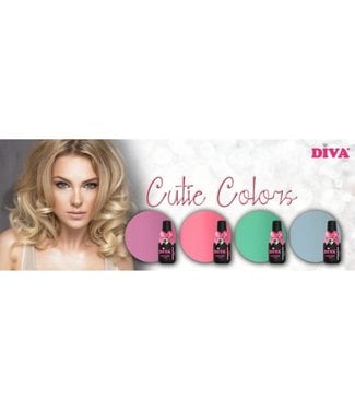 Diva Set Gellak Cutie Colors 4 st. 15 ml.