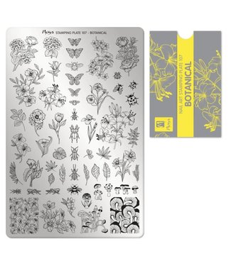 Moyra Stempelplaat 107 Botanical