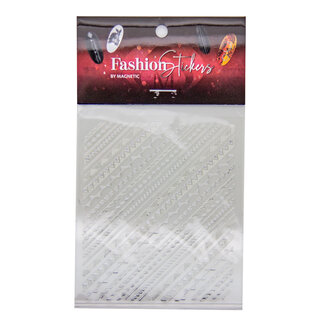 Magnetic Fashion Sticker Graphic Silver