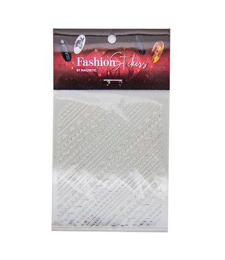 Magnetic Fashion Sticker Graphic Silver