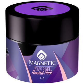 Magnetic PowerGel Frosted Pink pot 30 gr.