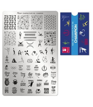 Moyra Stempelplaat 108 Champion