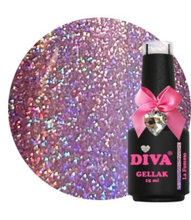 Diva 132 Gellak Holo La Femme 15 ml.