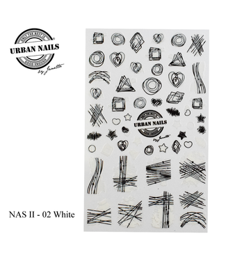 Urban Nails Nail Art Sticker II - 02 White