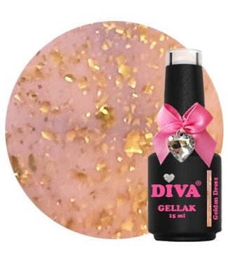 Diva 163 Gellak Golden Dress 15 ml.