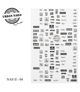Urban Nails Nail Art Sticker II - 04