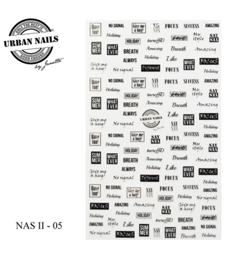 Urban Nails Nail Art Sticker II - 05