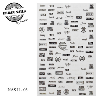 Urban Nails Nail Art Sticker II - 06
