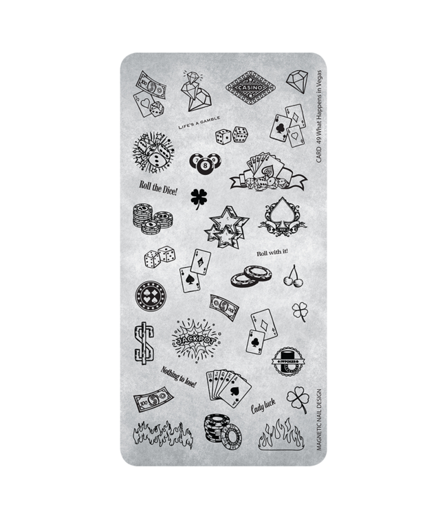 Stempelplaat 49 What Happens in Vegas