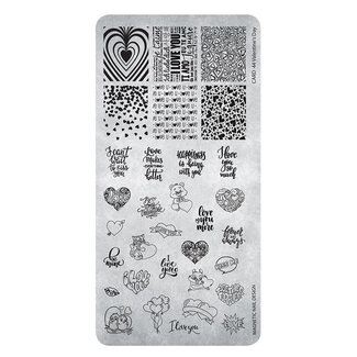 Magnetic Stempelplaat 44 Valentine's Day