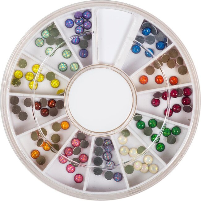 Strass Wheel Holographic 120 st.