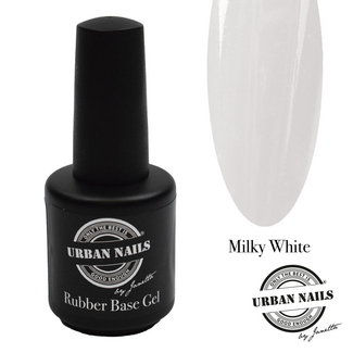 Urban Nails Rubber Base Gel Milky  White 15 ml.