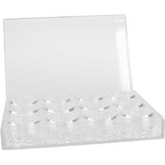 Magnetic Box met 12 lege 3 grams potjes