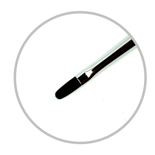 Gelpenseel Oval 4