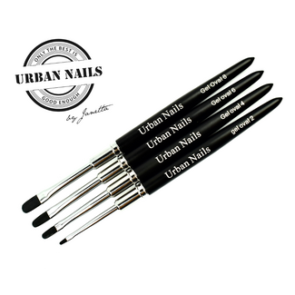 Urban Nails Set Ordinary Oval Gelpenselen 4 st.