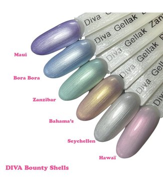 Diva Set Bounty Shells Collection 6 st. 7,5 ml.