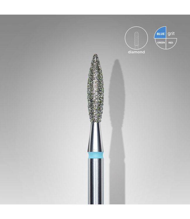 Diamond Bit Flame Medium 2.3 x 10 mm