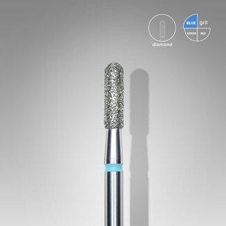 Staleks Pro Diamond Bit Rounded Cylinder fijn 2,3 x 8 mm