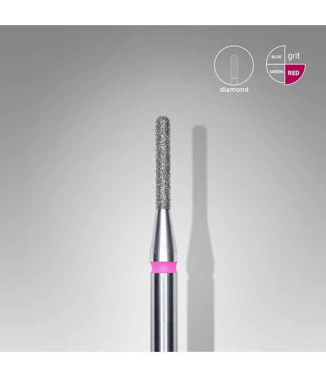 Diamond Bit Rounded Cylinder fijn 1,4 x 8 mm