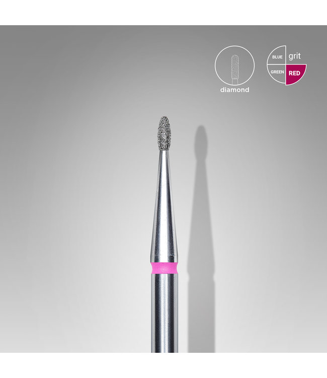 Diamond Bit Rounded Bud fijn 1,2 x 3 mm